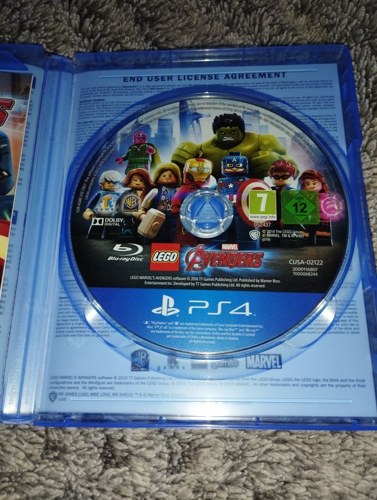 LEGO AVENGERS, PS4, PL, płyta idealna