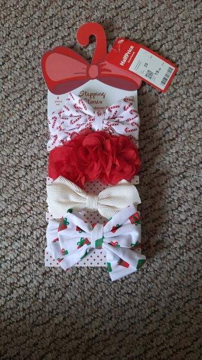 Новорічні повязки 4 шт для немовлят