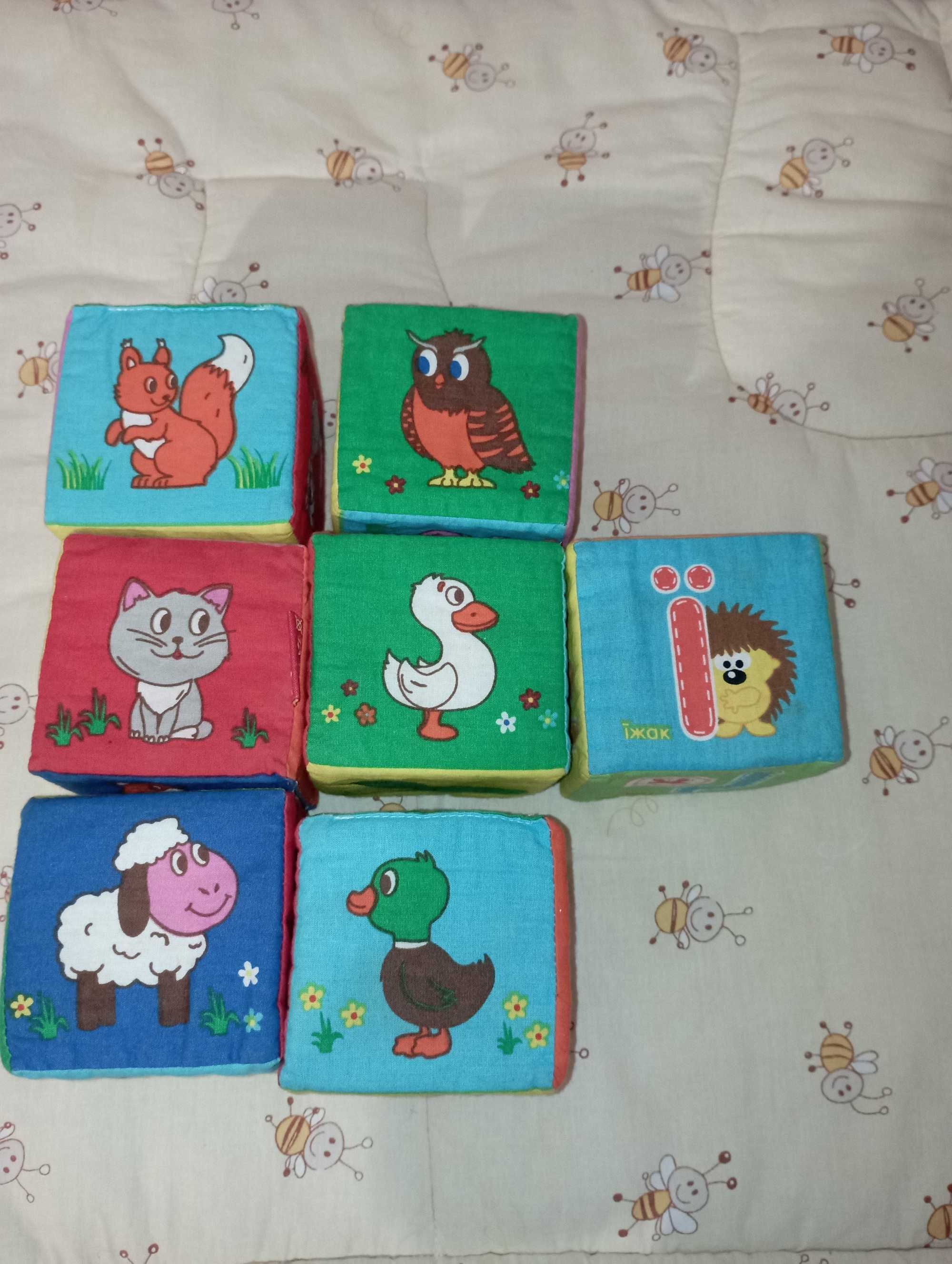 Кубики немовлятам м'які