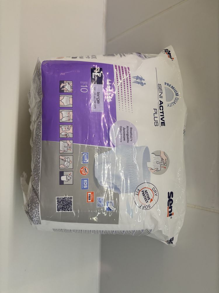 Pieluchomajtki seni L active plus 10 szt