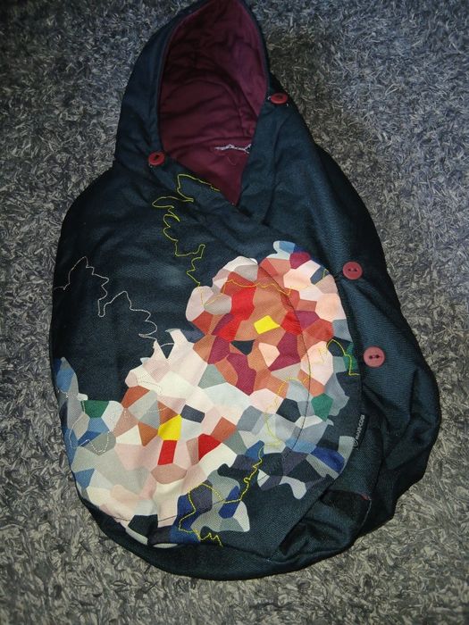 Nosidełko fotelik cybex cloud z i-size Platinum 0-13 kg z bazą isofix