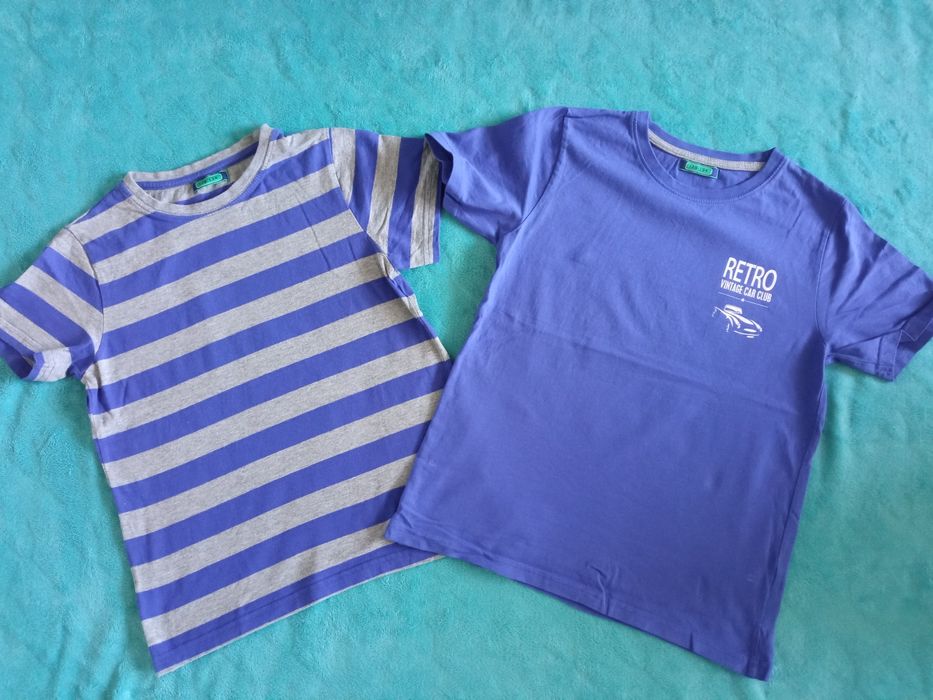 Koszulki 2 t-shirty dla chłopca roz. 128-134