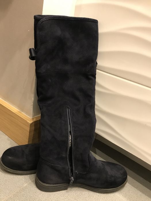 Piękne kozaki jesienne dziewczęce dla dziewczynki 36