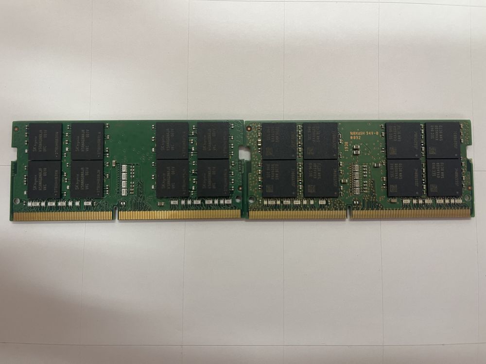 Оперативная память для ноутбука ddr4 32gb 2666mhz  Hynix. Гарантия