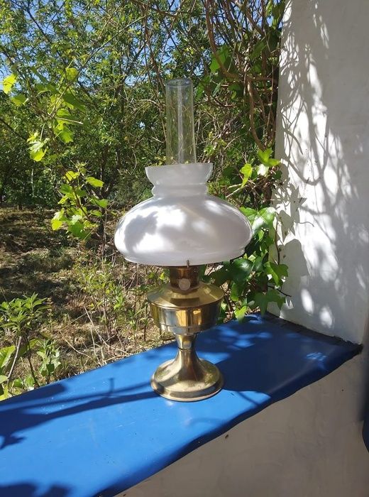 Candeeiro a óleo de Latão