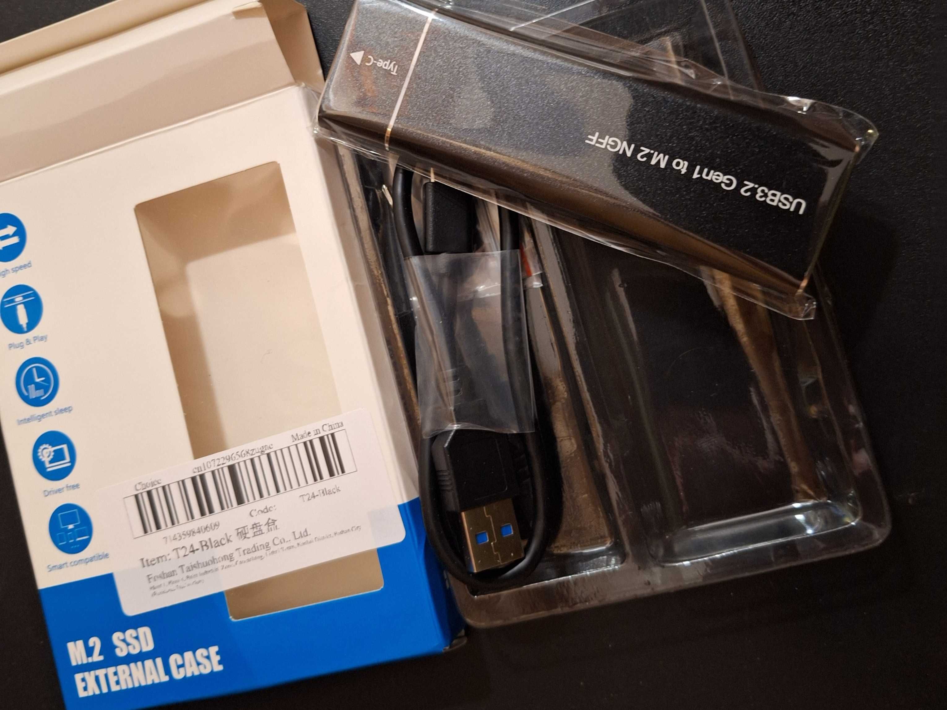 Зовнішня кишеня карман для SSD m2 NGFF 6Гбс, USB 3.1 Type-C
