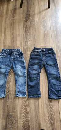 Spodnie jeans 86 92 dla chłopca