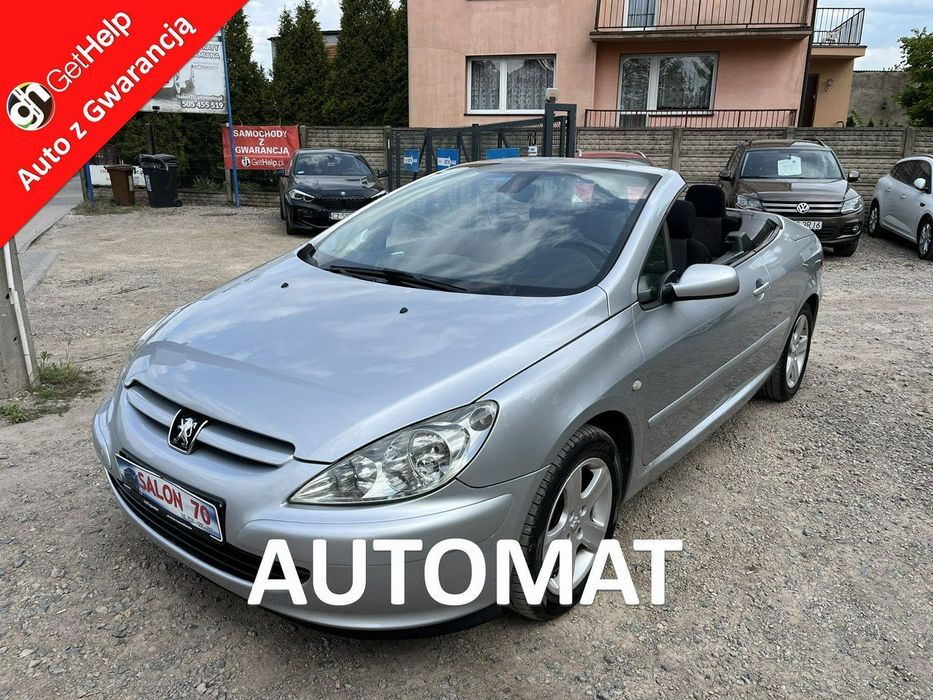 Peugeot 307 CC 2.0 Klima Alu El szyby KS Serw Bez Rdzy Stan BDB BEzwypadk Opłacony