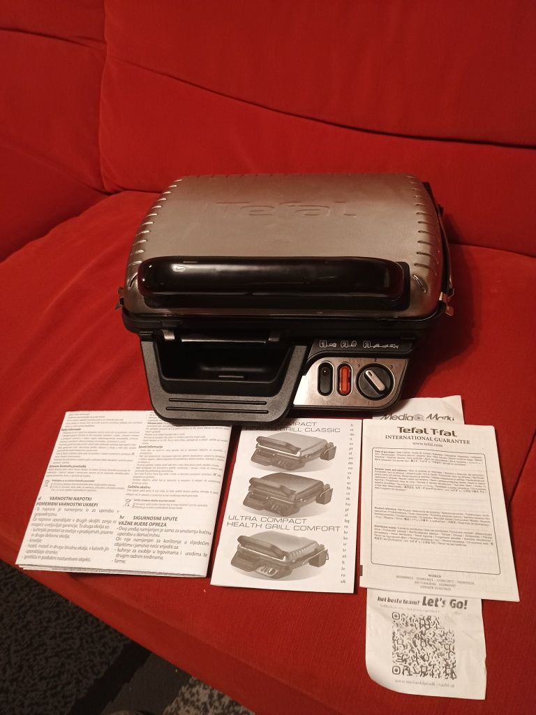 Gril Tefal GC 305012 UC 600, Nowy Super sprzęt, Łódź centrum