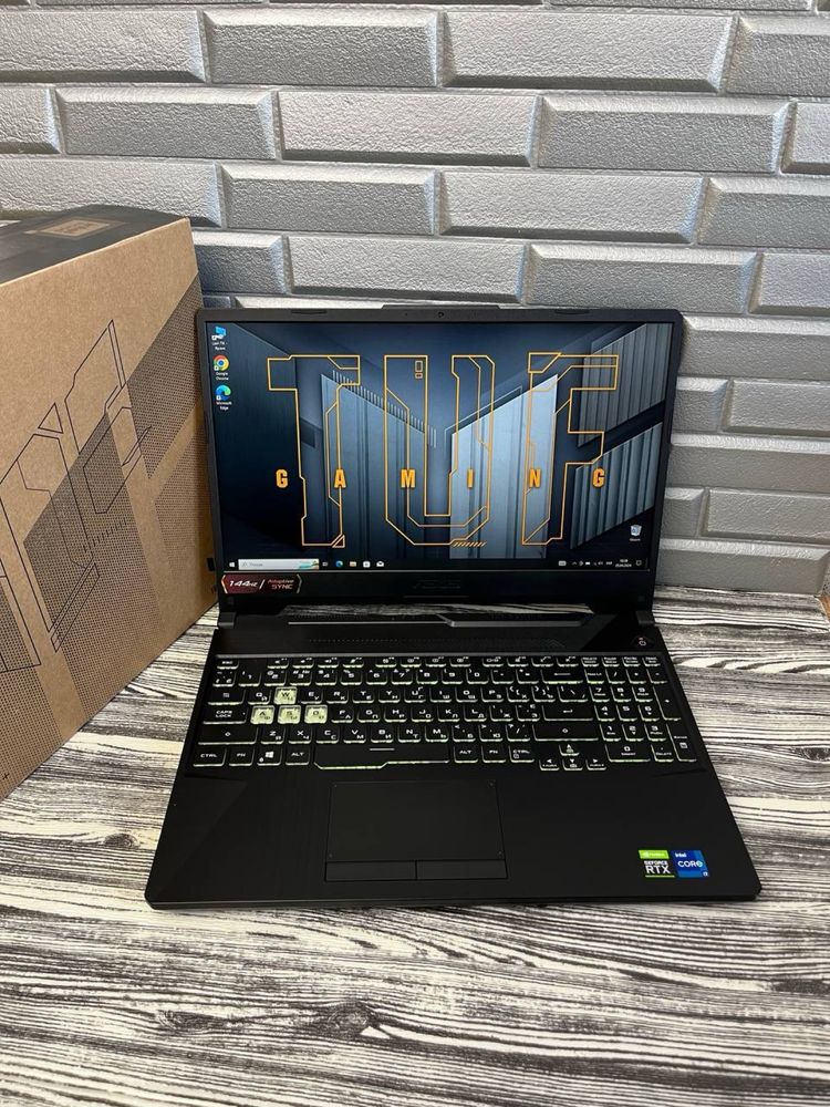 Asus 144Ghz/i7-11/RTX3060/16Gb/SSD512Gb TUF FX506 ігровий ноутбук