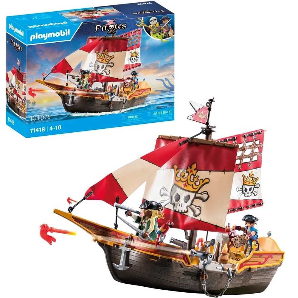 Playmobil Pirates 71418 Statek piracki