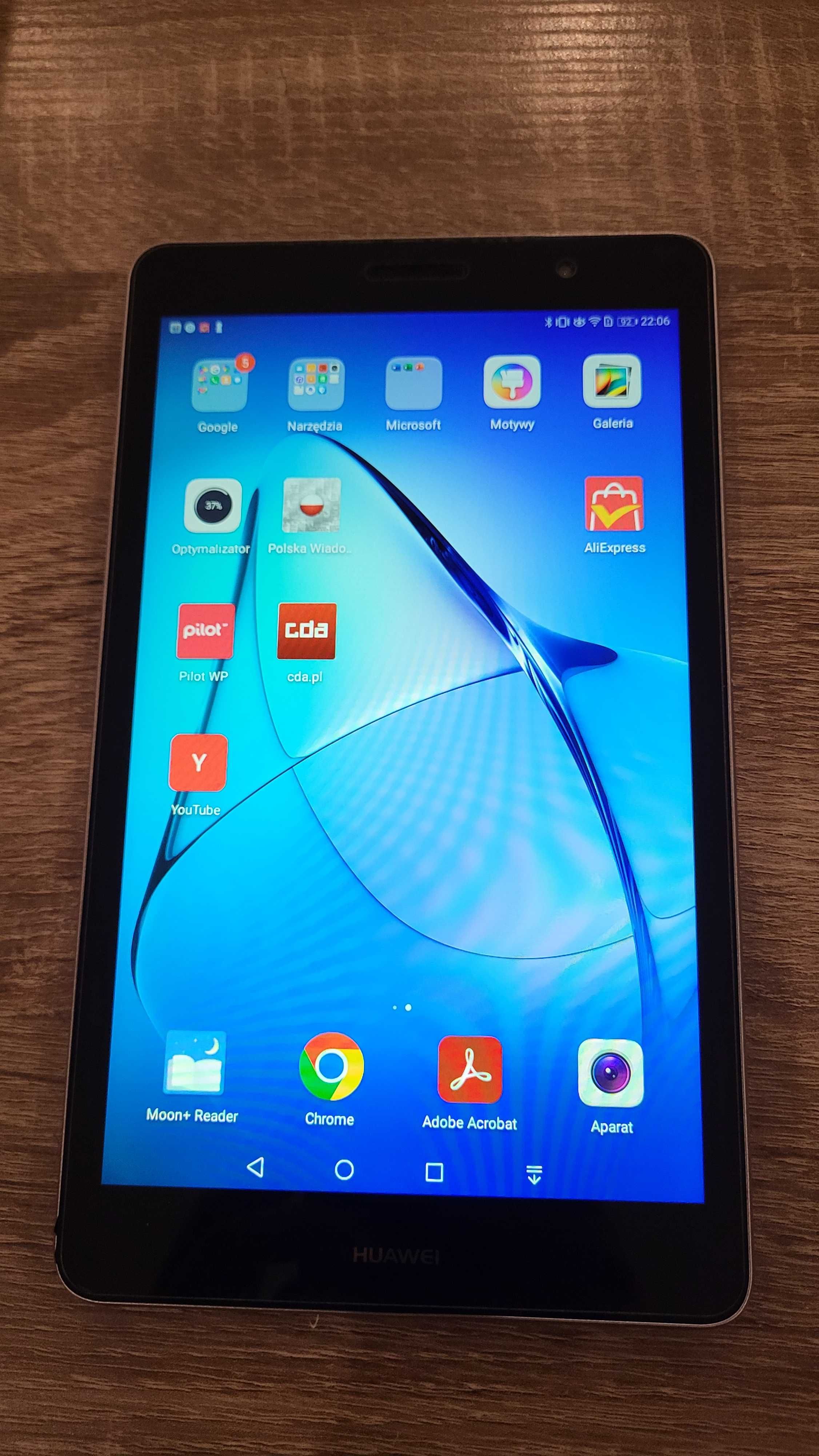 tablet Huawei MediaPad T3 '8 - bogaty zestaw - stan bdb