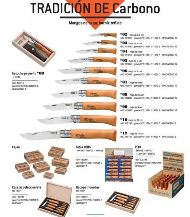 Ножи OPINEL Франция складные туристические клинок углерод нержавейка