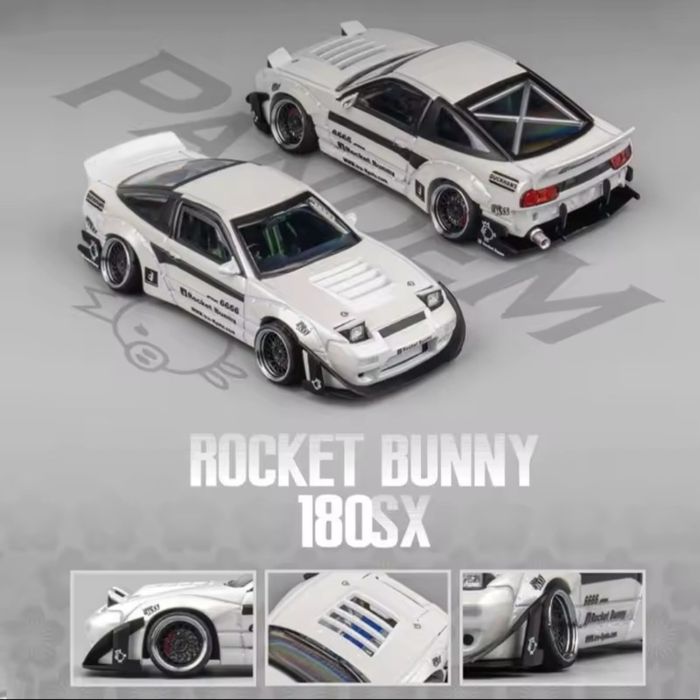 Nissan 180SX 1:64 Rocket Bunny Micro Turbo
