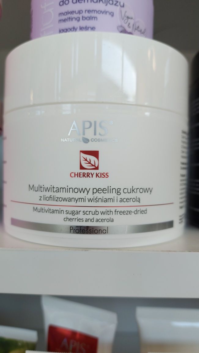 Apis multiwitaminowy peeling cukrowy z wiśnią i acerolą  220g