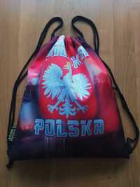 Nowy Worek Plecak Patriotyczny z nadrukiem wzorem Wielka Polska