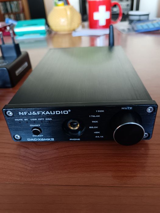 Dac e amplificador de auscultadores Fx audio Dac-x6 mk2