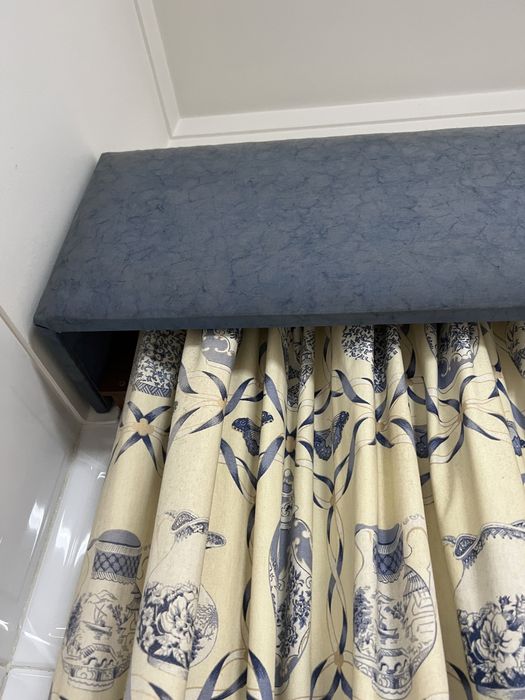 Cortinados de cozinha com padrão