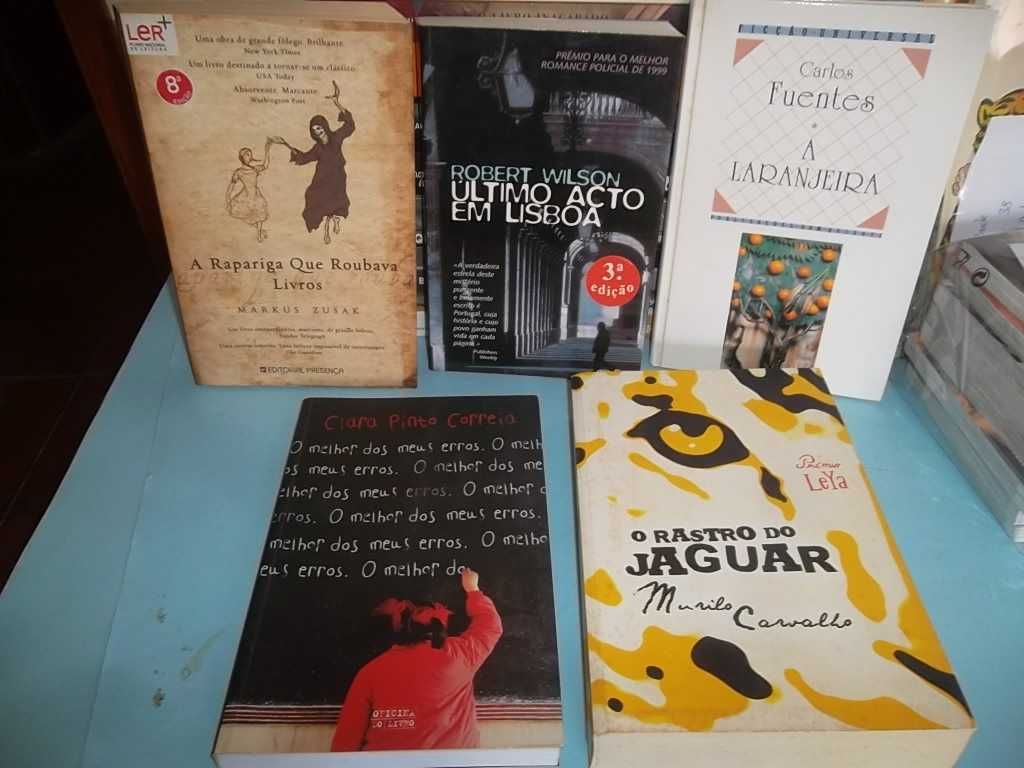 Literatura 4EUR cada Mia Couto, Clara P. Correia, Markus Suzak, etc