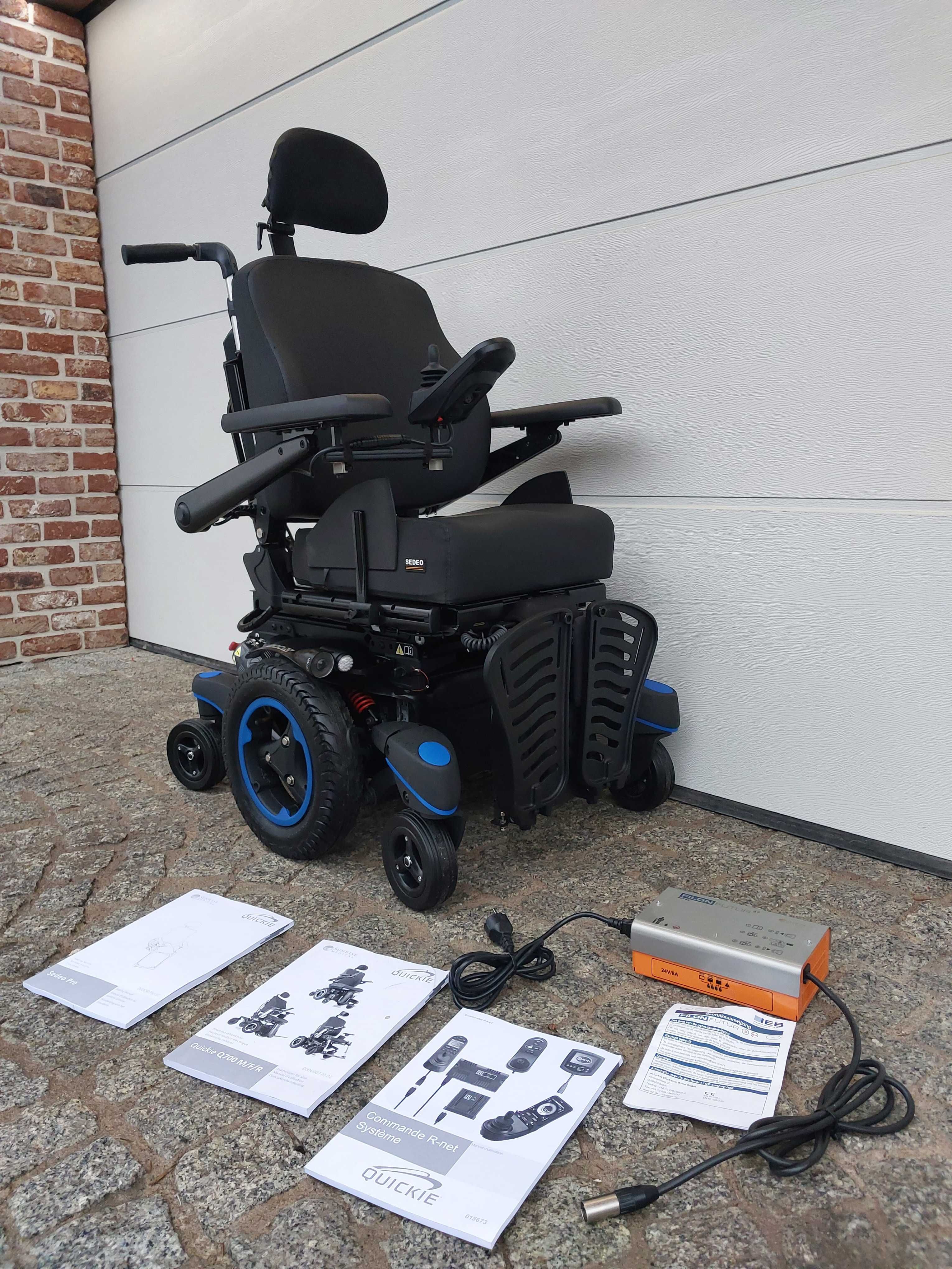 Nowy wózek inwalidzki elektryczny Quickie Q700M winda, pełna elektryka