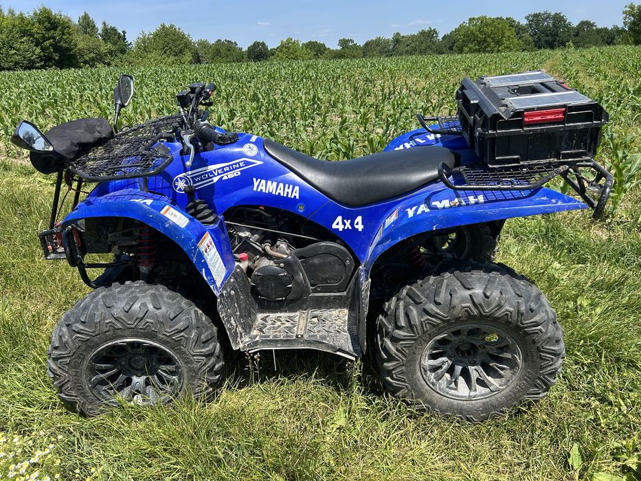 Quad Yamaha Wolverine 450 ,naped x4,zarejestrowany