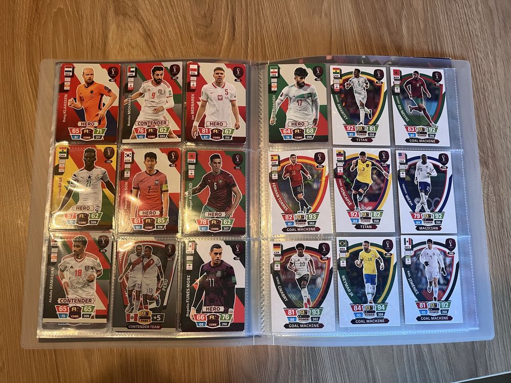 Karty piłkarskie 196 szt. panini Fifa world cup qatar 2022