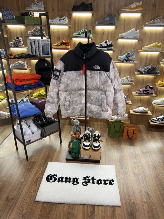 Куртка Supreme x The North Face Nuptse Paper-Print