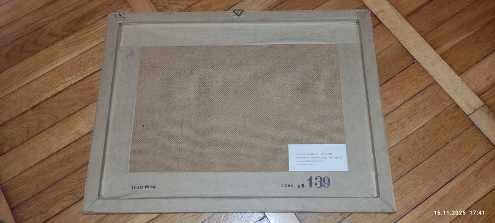 Joos de Momper krajobraz zimowy deska