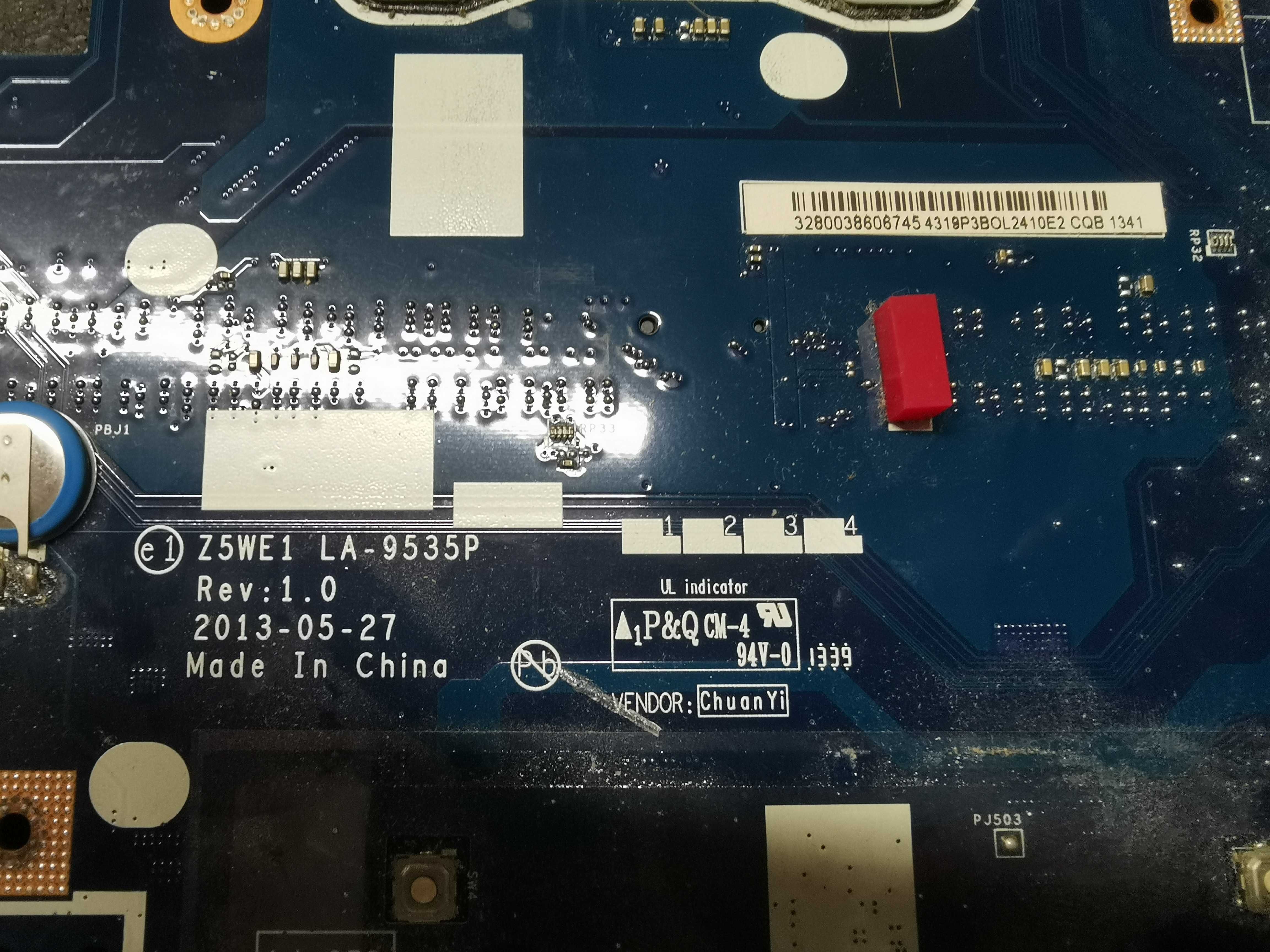 PŁYTA GŁÓWNA Z5WE1 LA-9535P sprawna