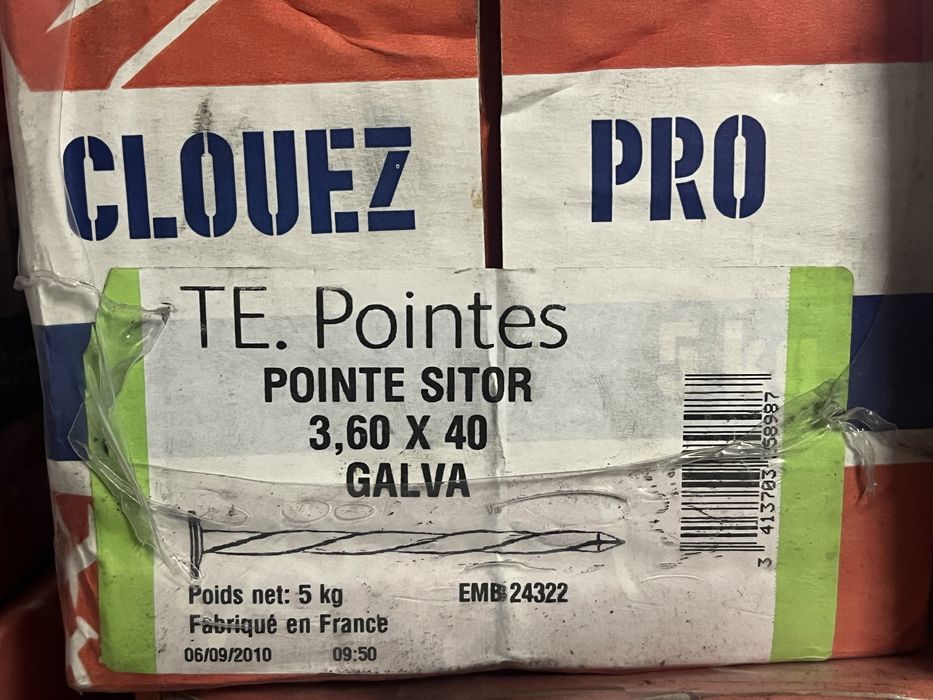 Gwozdzie 3,6X40mm 5kg ocynk promocja