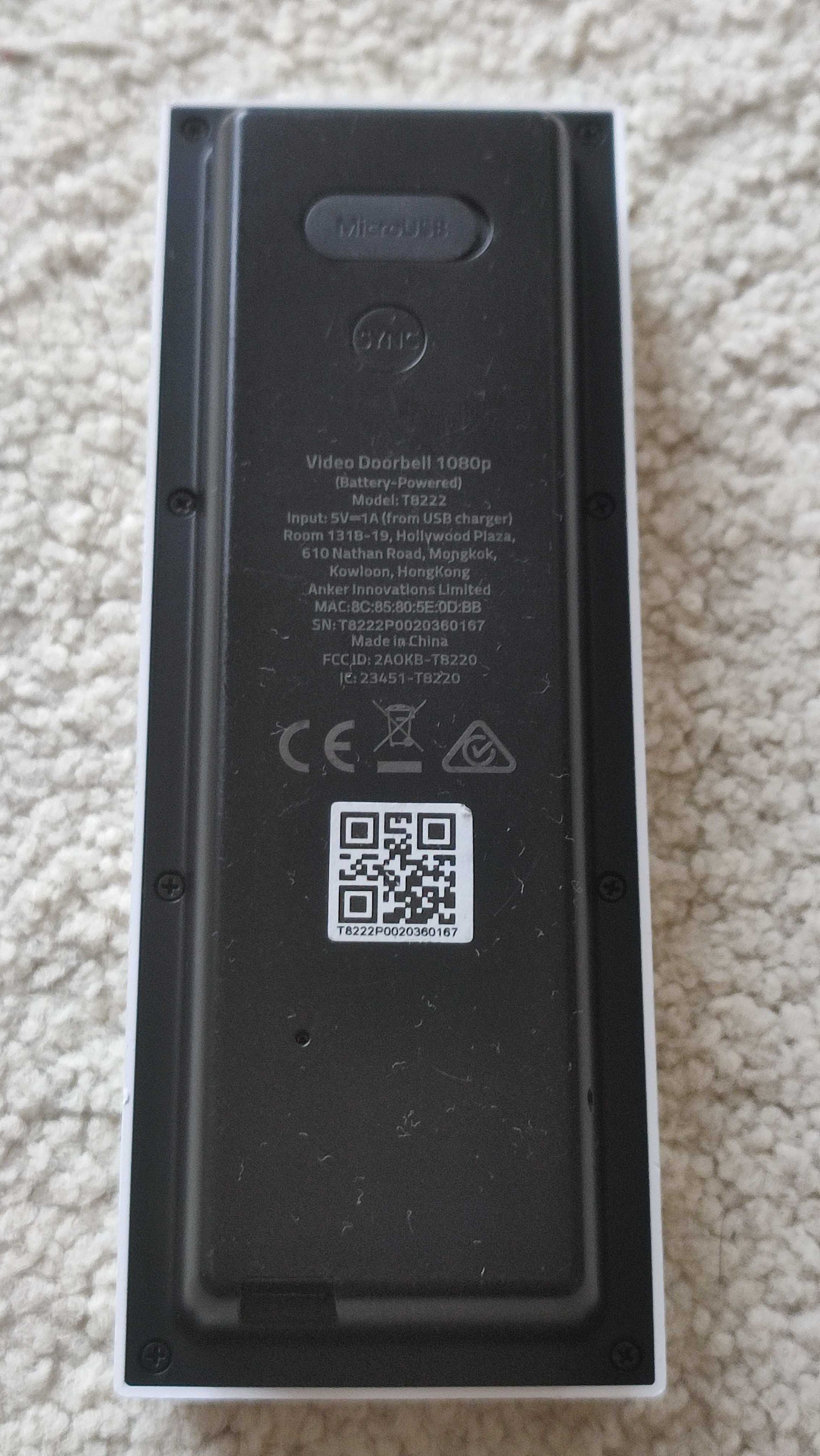 Eufy Secutity T8222 videodomofon videofon dzwonek bezprzewodowy