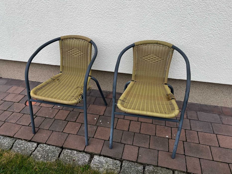 Krzesło na balkon taras działkę meble ogrodowe cena za 2!!
