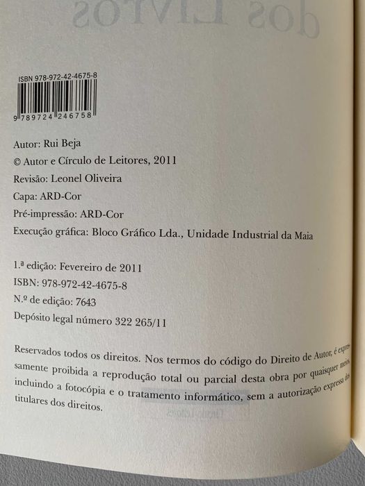 À Janela dos Livros, de Rui Beja