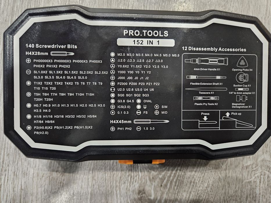 Набір прецизійних викруток JOREST 152 в 1