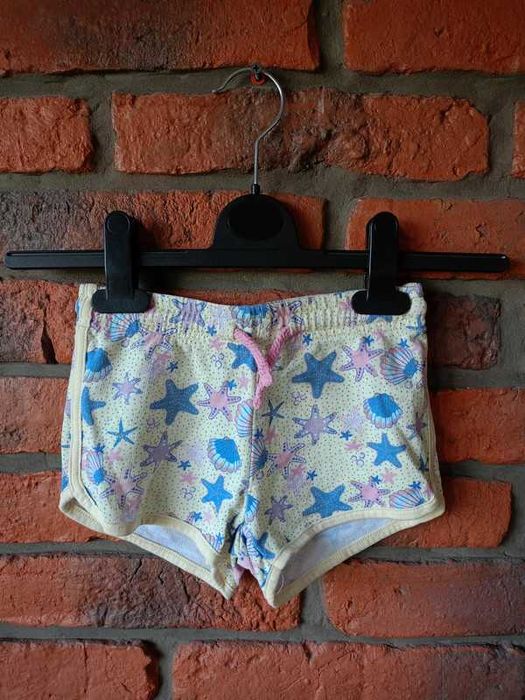 Letnie szorty krótkie spodenki dziewczęce na lato wakacyjne z brokatem