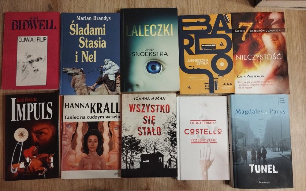Książki  z domowej biblioteki