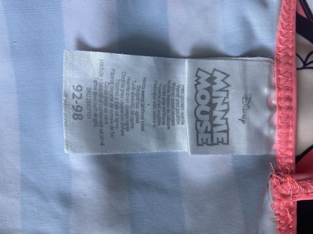 Strój kąpielowy dla dziewczynki Myszka Mini r. 92/98 jednoczęściowy