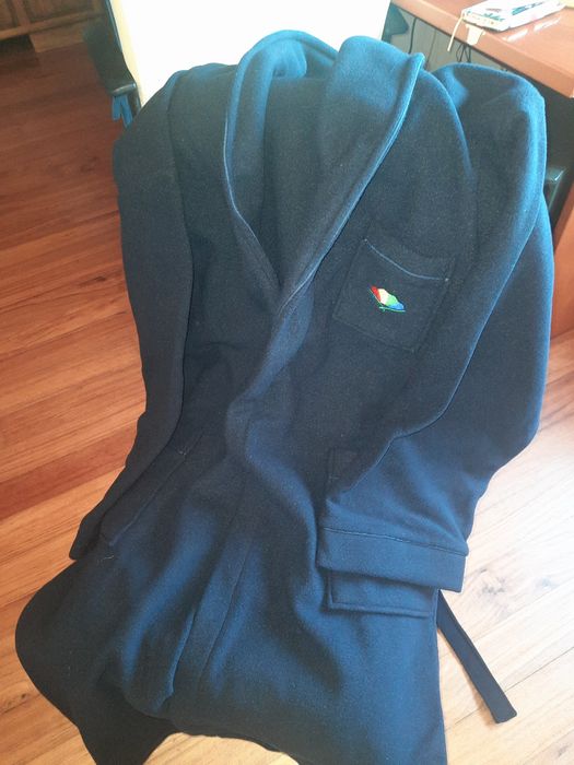 Robe de homem azul escuro