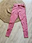 Różowe legginsy getry sportowe Adidas Tight XS H36801