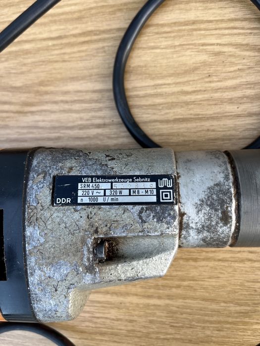 Buława wibrator zageszczarka do betonu 1650W, 380V,