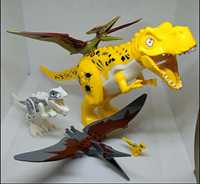 Dinozaury dinozaur Tyranozaur Pteronodon Jurajski kompatybilne z LEGO