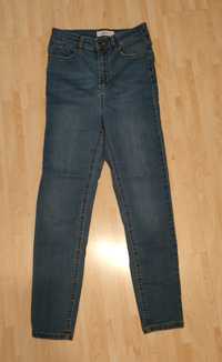 Spodnie dżinsy slim wysoki stan Reserved 38 M