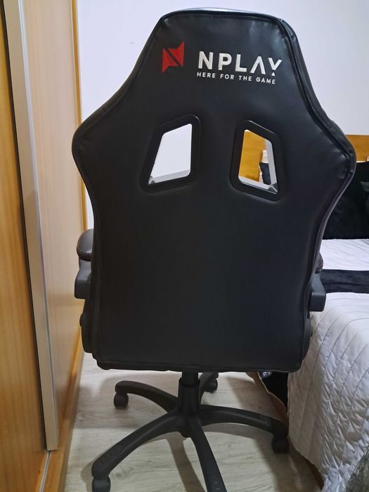 Cadeira Gaming NPLAY Vermelha e preta