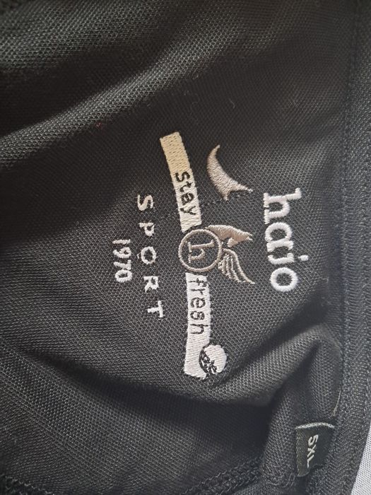Czarna koszulka polo Hajo 5 XL