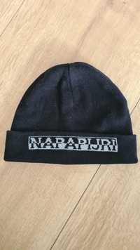 Czapka Napapijri. Czarna. 100% Bawełna Cotton