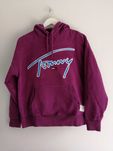 Śliwkowa bluza tommy hilfiger xxs xs s vintage oversize