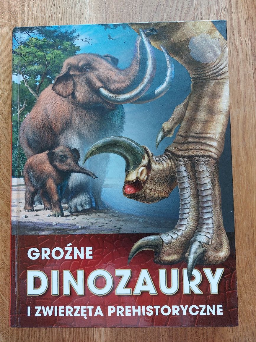 Album Groźne dinozaury i zwierzęta prehistoryczne książka