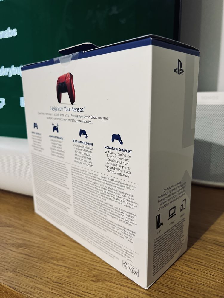 PS5 Pad DualSense Wireless Controller - Volcanic Red Nowy - plomba