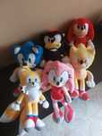 Peluches da Série Sonic NOVOS