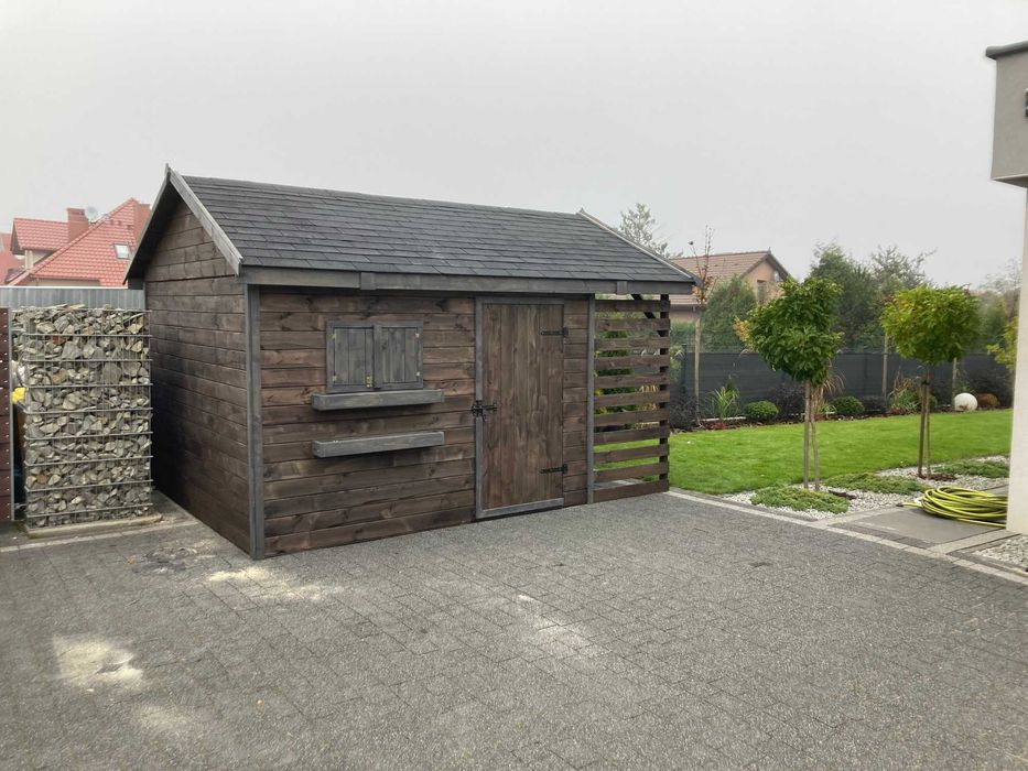 Domek narzędziowy Domek drewniany Drewutnia